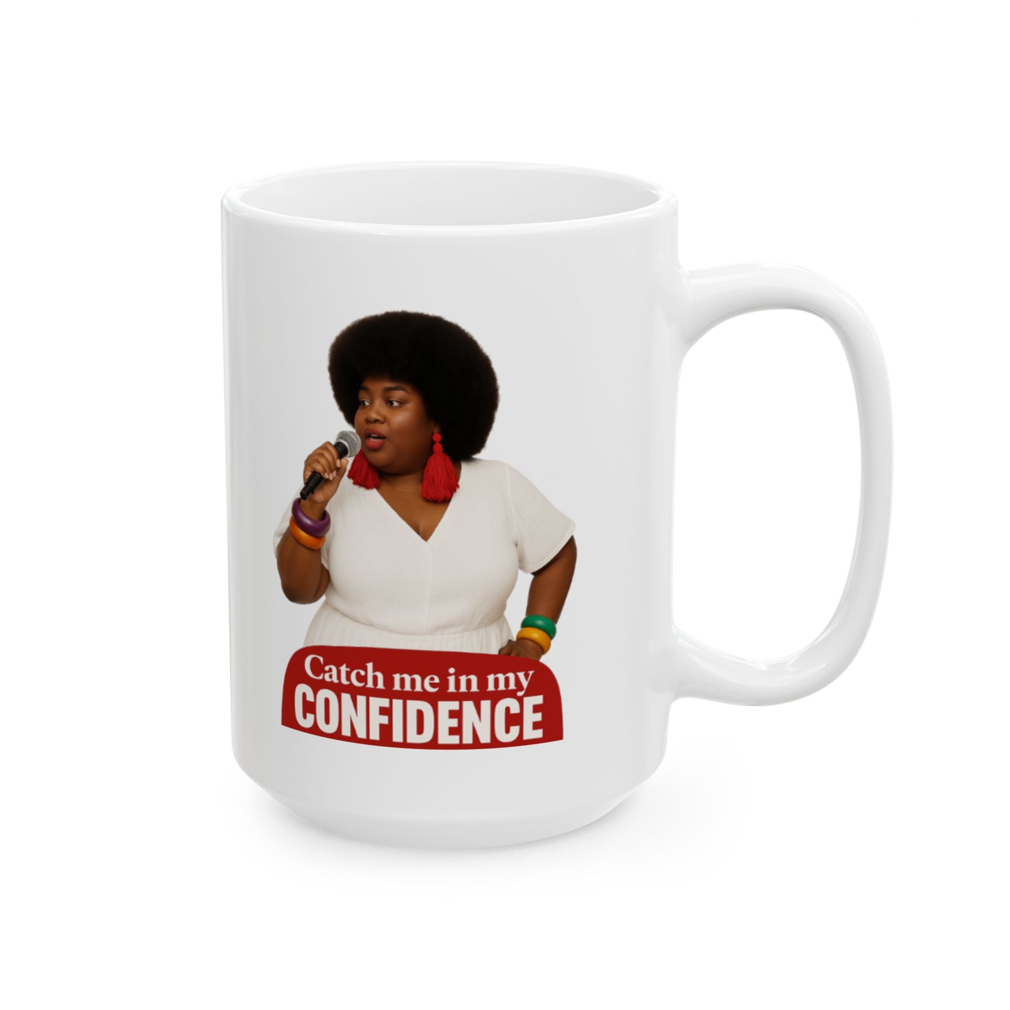 Confidence Ceramic Mug, Affirmation Drinkware, Motivational Coffee Mug, Inspirational Ceramic Cup, The Ameya Taylor Experience